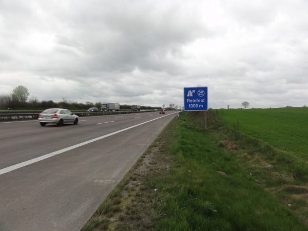e-Highway an der BAB A1 in Schleswig-Holstein, 2017